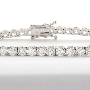 12 Carat Diamond Tennis Bracelet, Huge Diamond Tennis Bracelet. Big Diamond Bracelet, Womens Diamond Tennis Bracelet