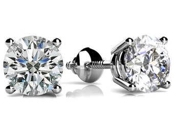 2 Carat Diamond Studs, IGI Certified 2 Carat total Weight Diamonds. VS Diamonds. 2 Carat Total Weight Diamond Studs. Certified Diamonds