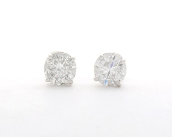 2 Carat Diamond Stud Earrings for Ladies. Ladies 2 Carat Diamond Earrings. 2 Carat Natural Diamond Earrings Studs.