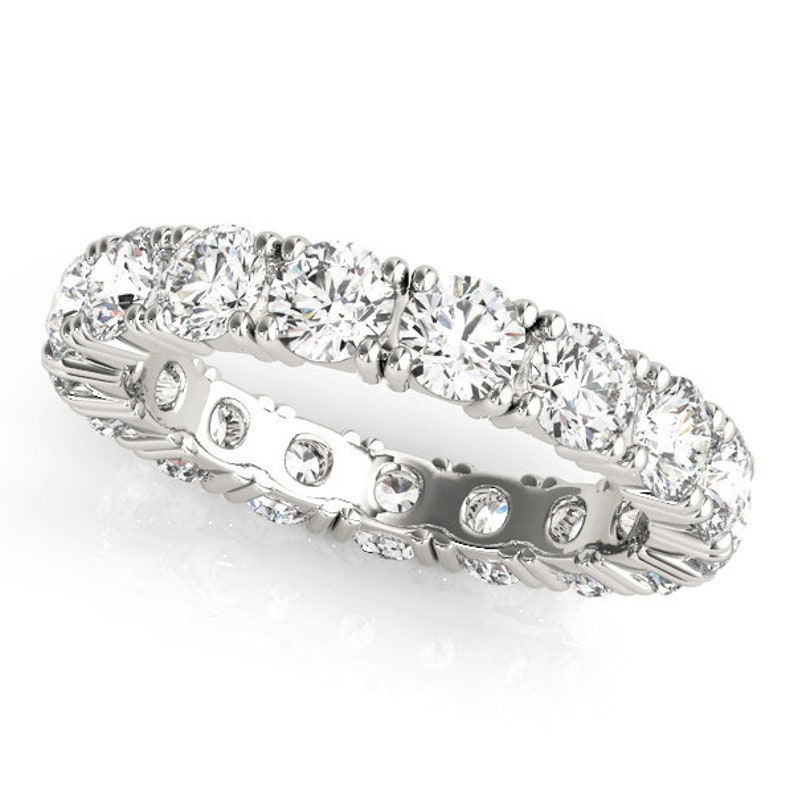 Huge Diamond Eternity Ring. Big Diamond Band. 5 Carat Diamond Etsy UK