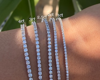 4 Carat Diamond Tennis Bracelet, 4 Carat Diamond Bracelet, Unique Diamond Tennis Bracelet, Unique Diamond bracelet