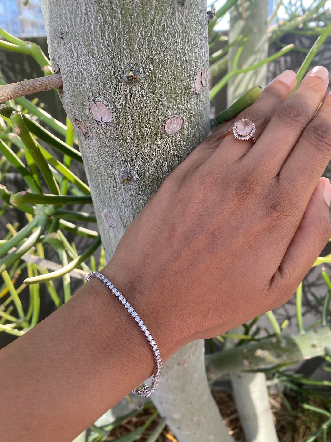 Buy Womens Diamond Tennis Carat Diamond Tennis  Womens Diamond 14K White Gold Diamond Online in India  - Main Image