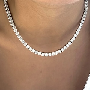 30 Carat Diamond Tennis Necklace, 30 Carat Diamond Necklace, Unique Diamond Tennis Necklace, Unique Diamond Necklace