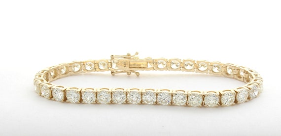 10K 4mm .80ct Diamond Cuban Bracelet – Shyne Jewelers™