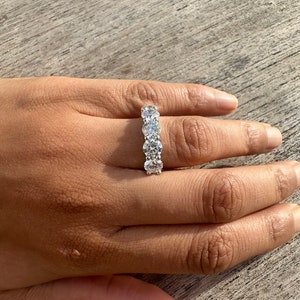 10 Carat Diamond Eternity Band, 10 Carat Diamond Anniversary Band, Women's Anniversary Diamond Ring, Diamond Anniversary Ring.
