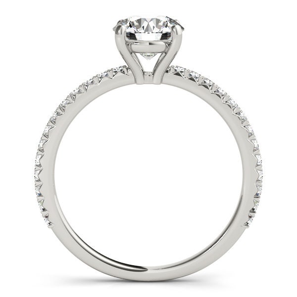 2 Carat Engagement Ring 2 Carat Moissanite Engagement Ring. | Etsy