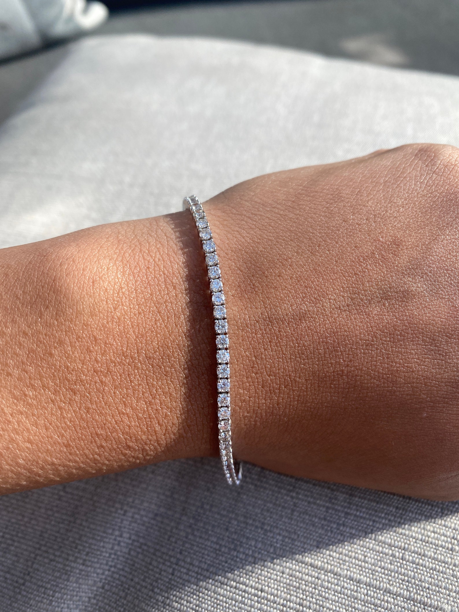 4 Carat Diamond Tennis Bracelet 4 Carat Diamond Bracelet - Etsy