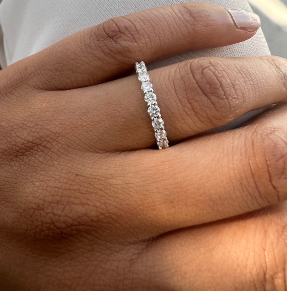 1 Karat Diamant Eternity Ring 1 Karat Diamant Ehering 1 Karat Diamant Ring 1 Eternity Ring Damen Diamant Ehering Etsy