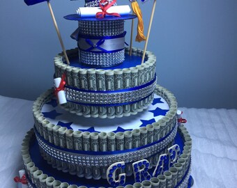 Money Cake Etsy - graduation money cake 200 dollars