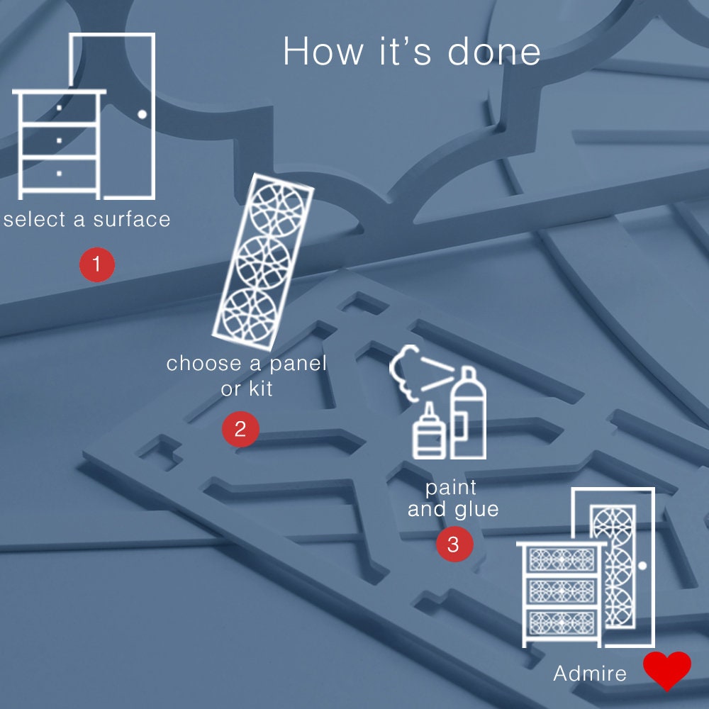 Overlaysdecorativefretworkfurniture Etsy