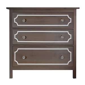 Overlays-decorative-fretwork-furniture overlays-panels-customize Ikea-Hemnes-3-drawer-chest-Anne (dresser not included)