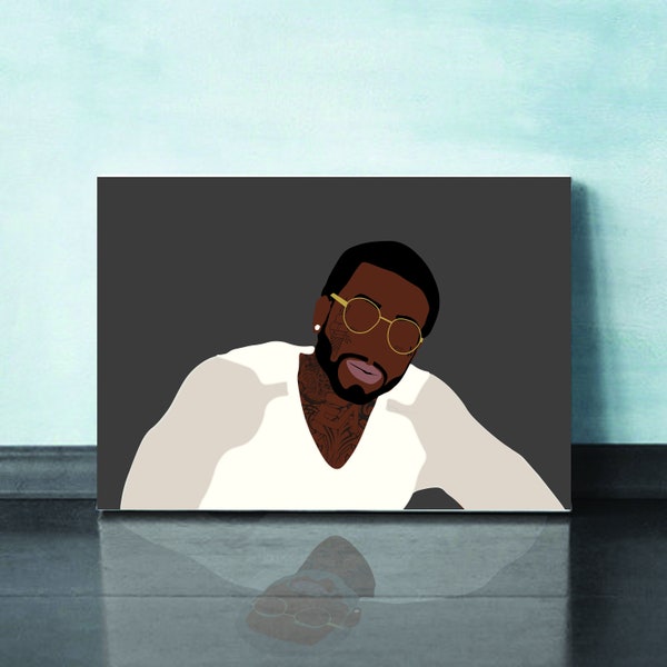 Gucci Mane Print / rapper print / for him / for her