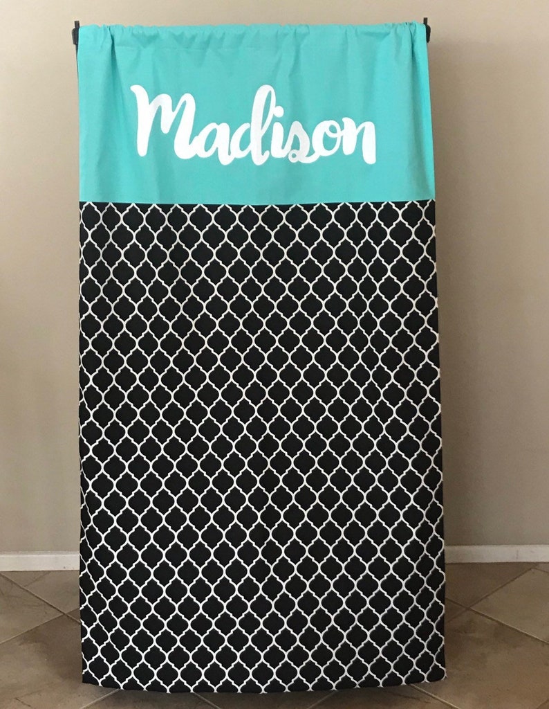 Dance Duffel Bag Privacy Curtain Simply Covered-Turquoise