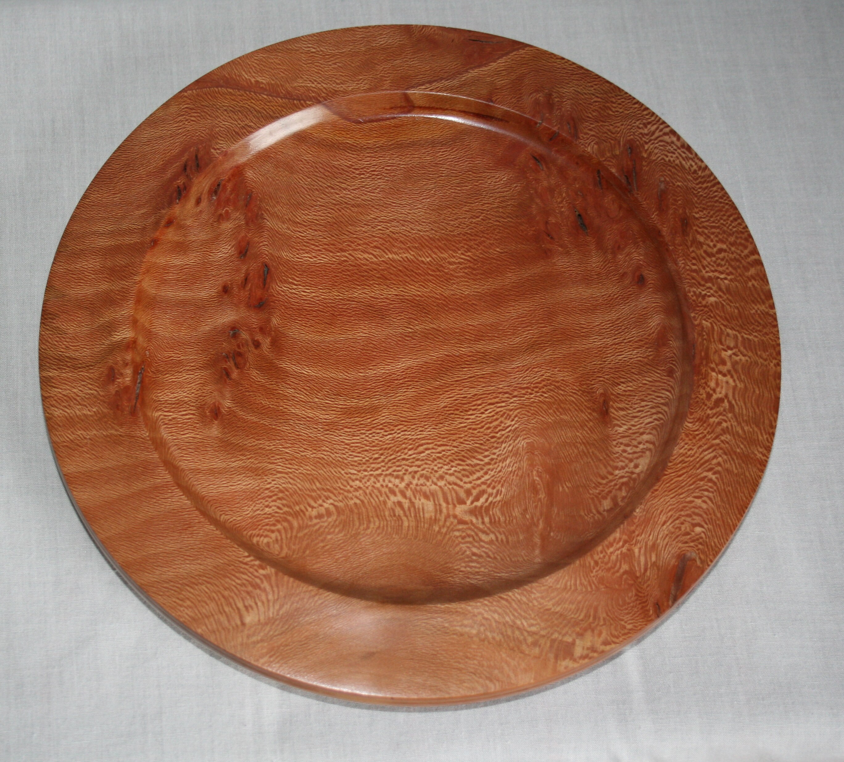 Wood Platter London Plane Wood Plate in London Plane Wood Lace Wood