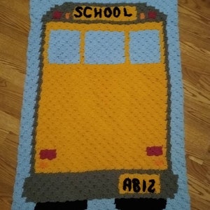 School Bus Lapghan Blanket