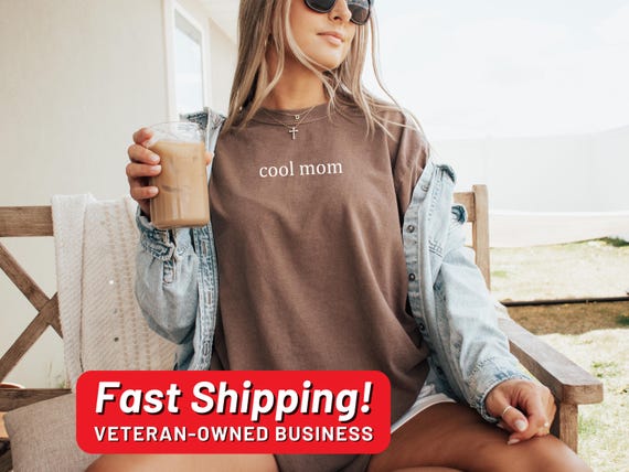 Comfort Colors® Cool Mom Shirt, Cool Moms Club Shirt, Mom Life Shirt, Mother’s Day Shirt, Mom Appreciation Shirt, Shirt for Cool Moms