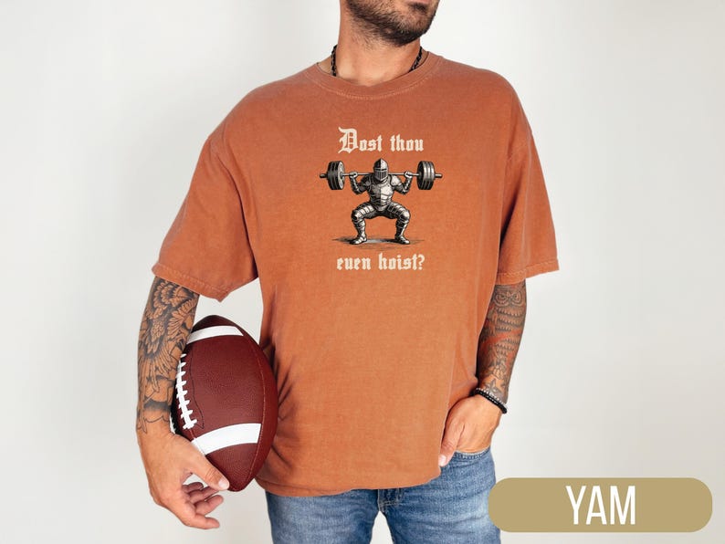 Comfort Colors® Medieval Knight Gym Tee: 'Dost Thou Even Hoist Bild 13