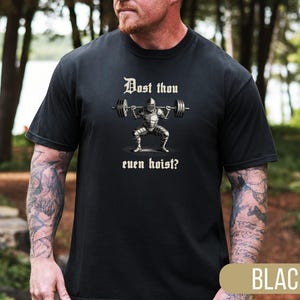Comfort Colors® Medieval Knight Gym Tee: 'Dost Thou Even Hoist Bild 7