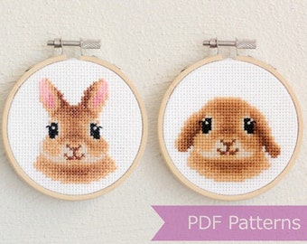 Bunny Cross Stitch Etsy