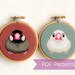 Java Sparrow Cross Stitch Pattern PDF Bundle Brown White - Etsy