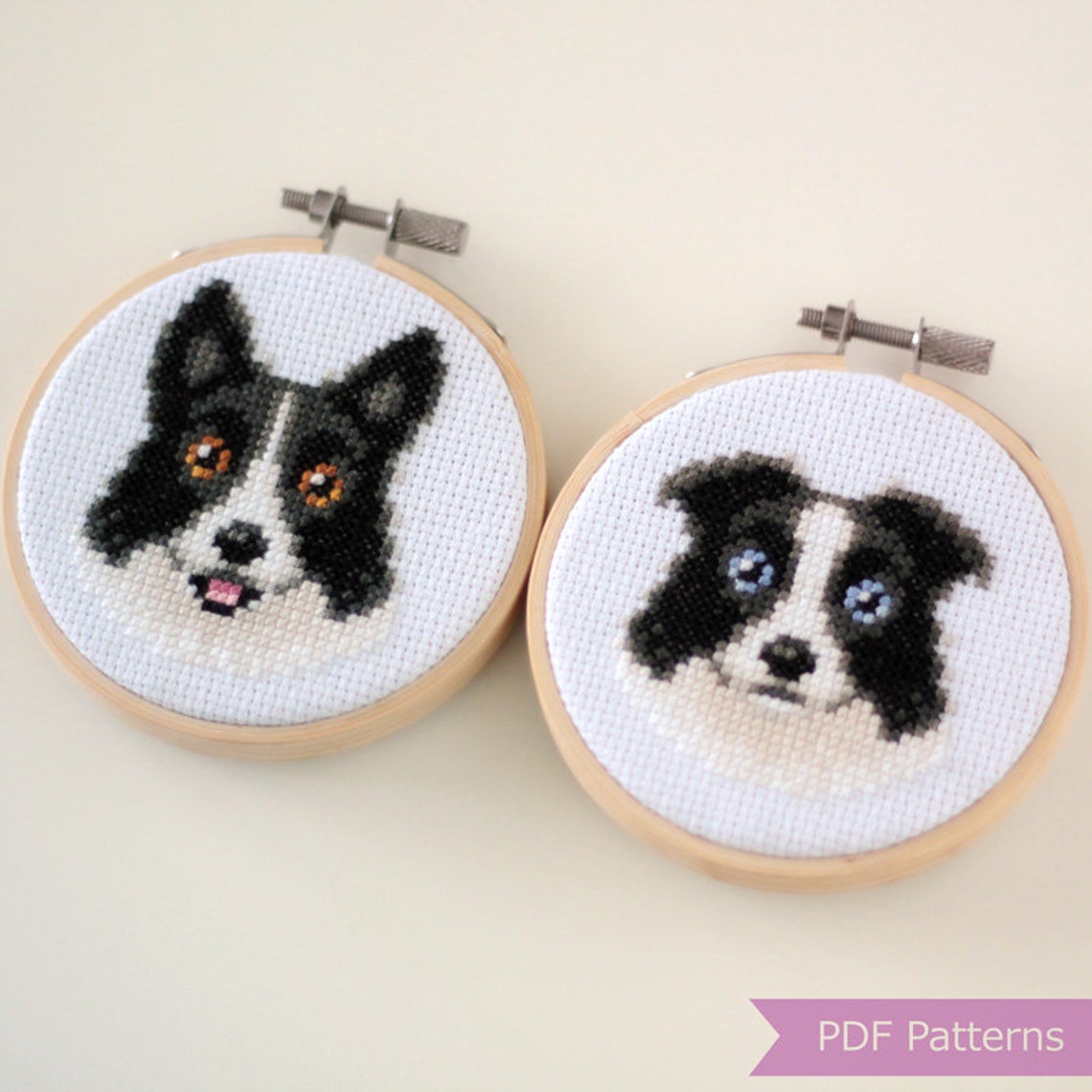 Border Collie Cross Stitch Pattern PDF Bundle Border Collie - Etsy
