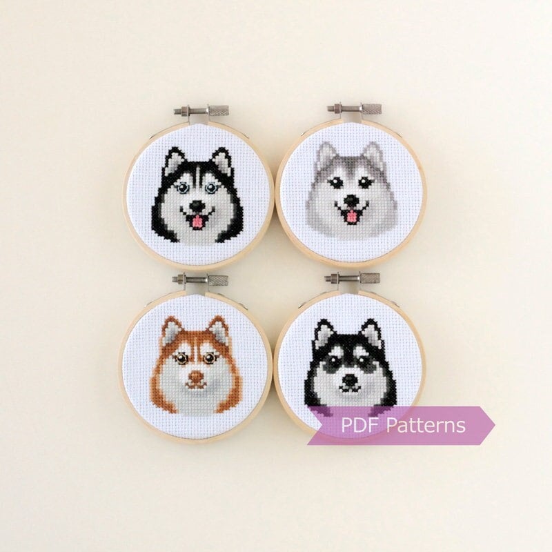ハスキーパピークロスステッチ刺繍完成品 il_340x270.3454849051_oibo.jpg
