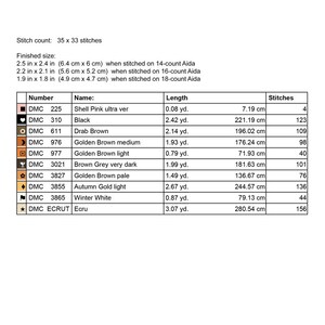 Tiger Cub cross stitch pattern PDF - Tiger Cub embroidery - Instant download - Small image 7