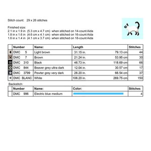 Siamese cat cross stitch pattern bundle - Siamese cat embroidery patterns - Instant Download PDFs - Small image 6