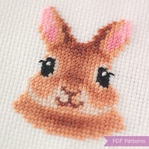 Bunny cross stitch pattern PDF bundle Bunny Lop-eared bunny Instant download Small image 3