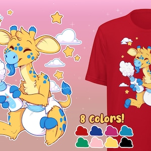 Giraffe Friend Unisex T-shirt (in various colors)