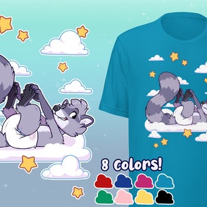 Raccoon Friend Unisex T-shirt (in various colors!)