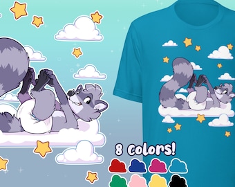 Raccoon Friend Unisex T-shirt (in various colors!)