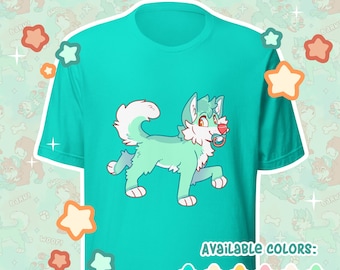 Pacifier puppy shirt | kidcore ABDL babyfur tshirt unisex by Dracky