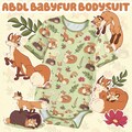 ABDL Forest Foxes bodysuit - furry babyfur clothing