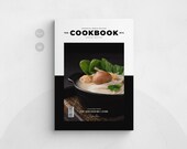 Canva Cookbook | Recipe Book Template | Editable Canva eBook Template