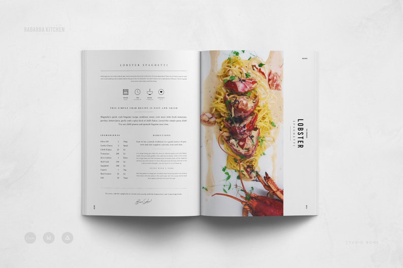 Canva Cookbook Recipe Book Template Extended Commercial Licence Usage