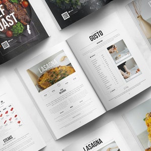 Szablon książki kucharskiej | Szablon książki kucharskiej Canva | Edytowalny planer posiłków | Szablon książki kucharskiej do wydruku | Edytowalny szablon e-booka zdjęcie 5