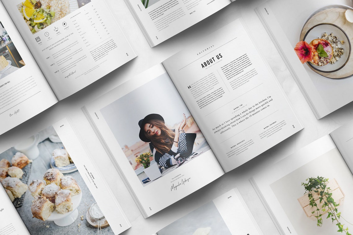 Canva Cookbook Recipe Book Template Extended Commercial Licence Usage