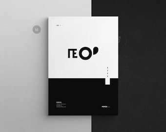 NEO / Modello di proposta di architettura / Presentazione architettonica modificabile InDesign, brochure, progettazione di modelli di catalogo