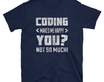 Coding Shirt Funny Code Programmer IT T-shirt Tee Dad Gift Geek Nerd Present Coder Computer Engineer Developer