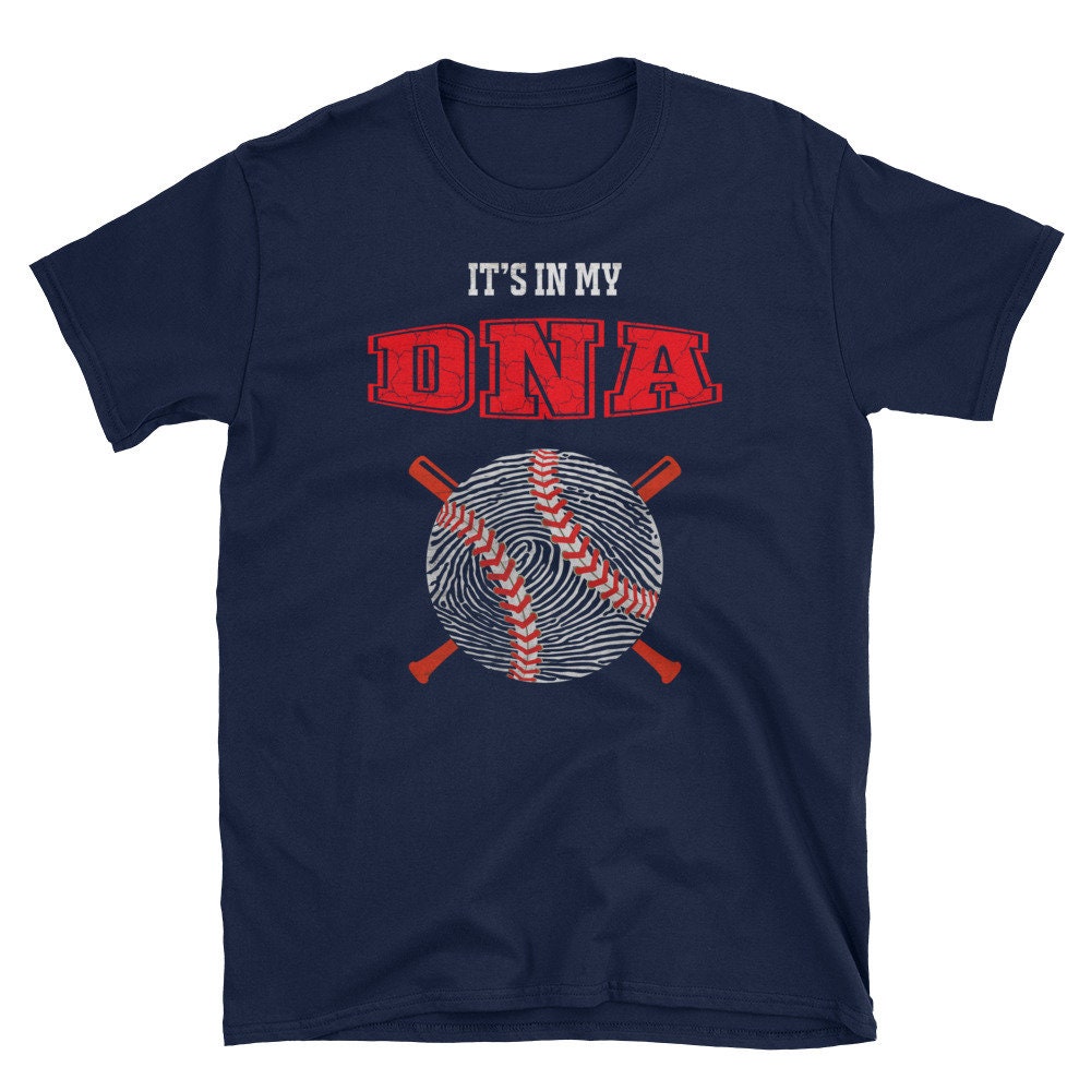 Funny Baseball Tshirt It's in My DNA Baseball Shirt Gift for Baseball