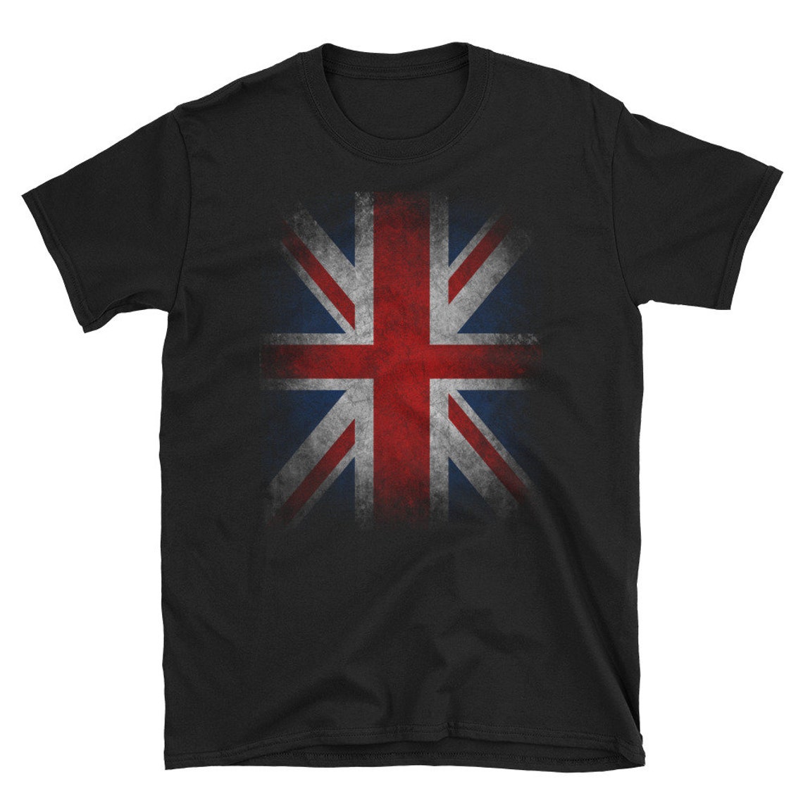 British Flag Shirt Distressed UK United Kingdom Great Britain - Etsy ...