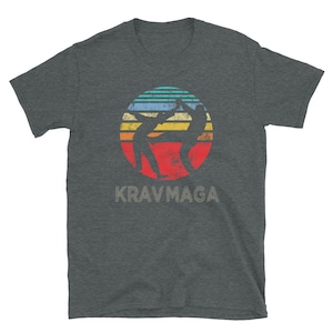 Krav Maga Vintage Retro Distressed Style Gift Short-Sleeve Unisex T-Shirt