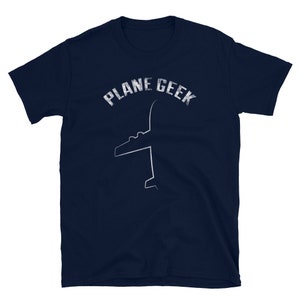 Plane Geek Airplane Pilot shirt, Aviation, Plane, Gift, Birthday, Dad, Grandpa, Tee, Tshirt, Air Force, Flying Short-Sleeve Unisex T-Shirt