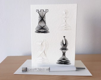 Chess  Birthday Card Handmade