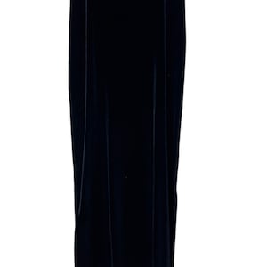 Vintage Merona Black Velvet Maxi Skirt Size XS