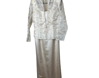 Conjunto de vestido y chaqueta Ever Beauty para ocasión formal, noche, talla 8