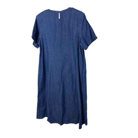 denim maxi dress petite NIC+ZOE Women's Petite Denim Sarah Dress Mid Wash Medium at Amazon Women's Clothing store