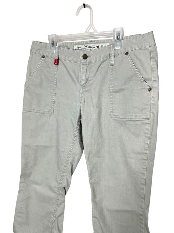 Mudd Y2K Low Rise Khaki Capris Pants Size 11