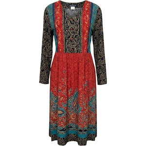 teal and red dress Red and Teal Dress